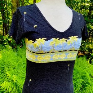 Retro 90s Y2K Palm Tree Tee